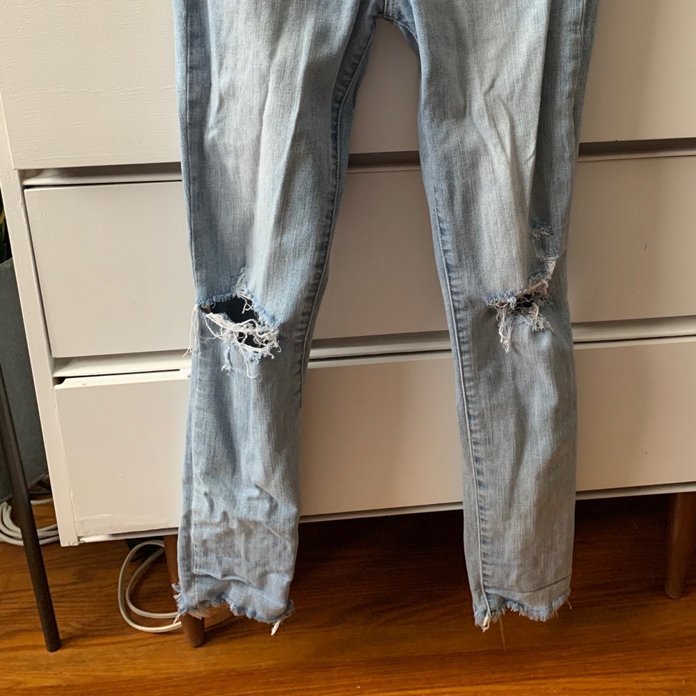 Gap Skinny Jeans with Holes in Knees